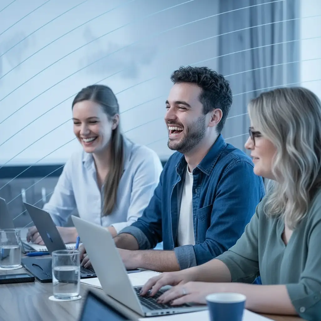 Equipe da Cadence SEO analisando dados de busca orgânica em telas